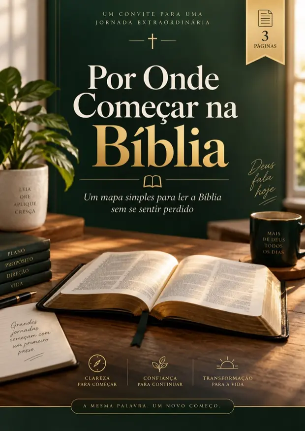 Capa: Por Onde Começar na Bíblia