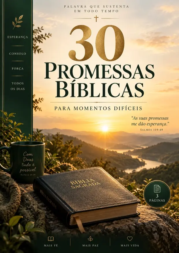 Capa: 30 Promessas Bíblicas