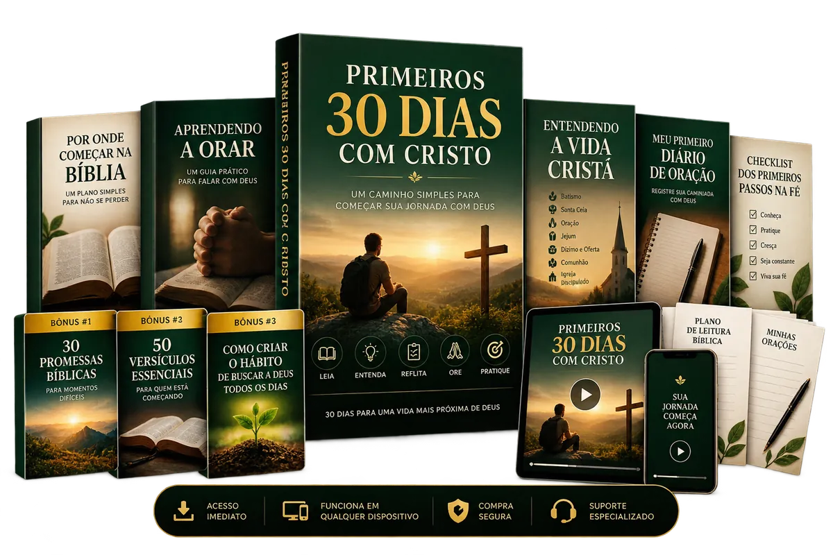 Mockup Primeiros 30 Dias com Cristo